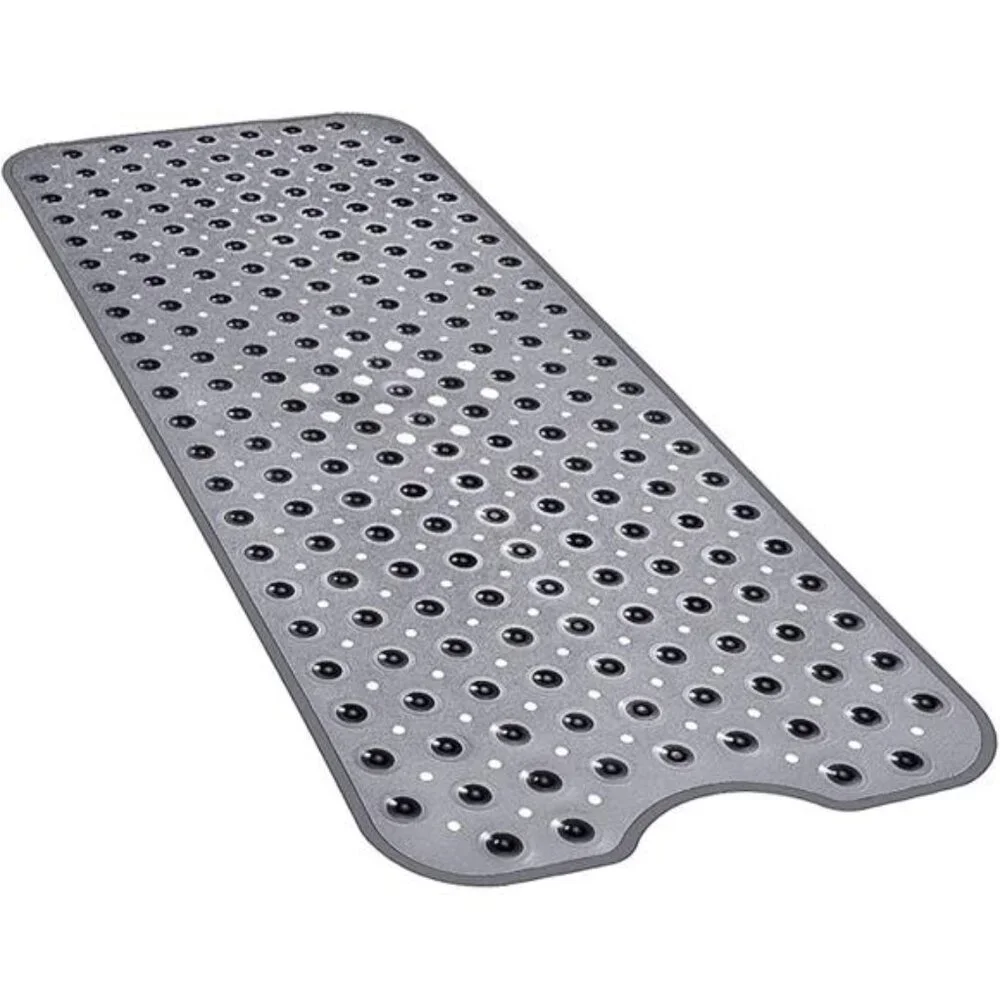 Bath and Shower Safety Mats 40x16 inch, Non Slip with Suction Cups